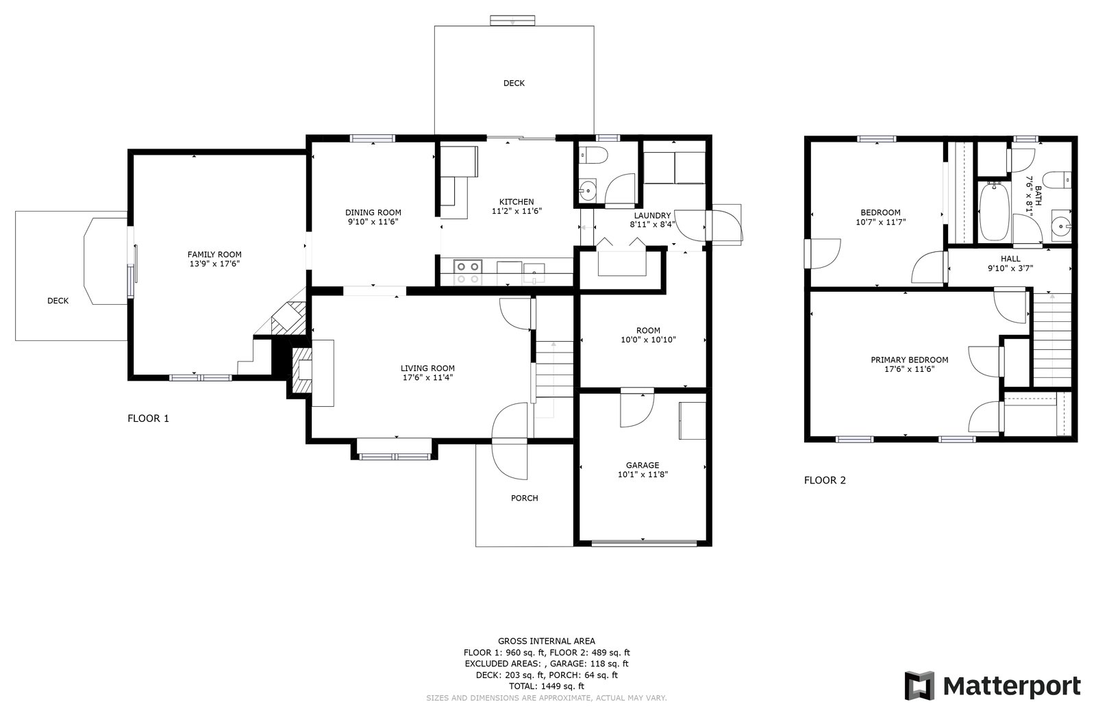Two-floor home on one sheet